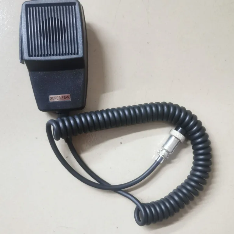 میکروفون دستی دینامیک با کانکتور هوانوردی 4 پین و 5 پین، مناسب بیسیم COBRA CB-507 و argo-300