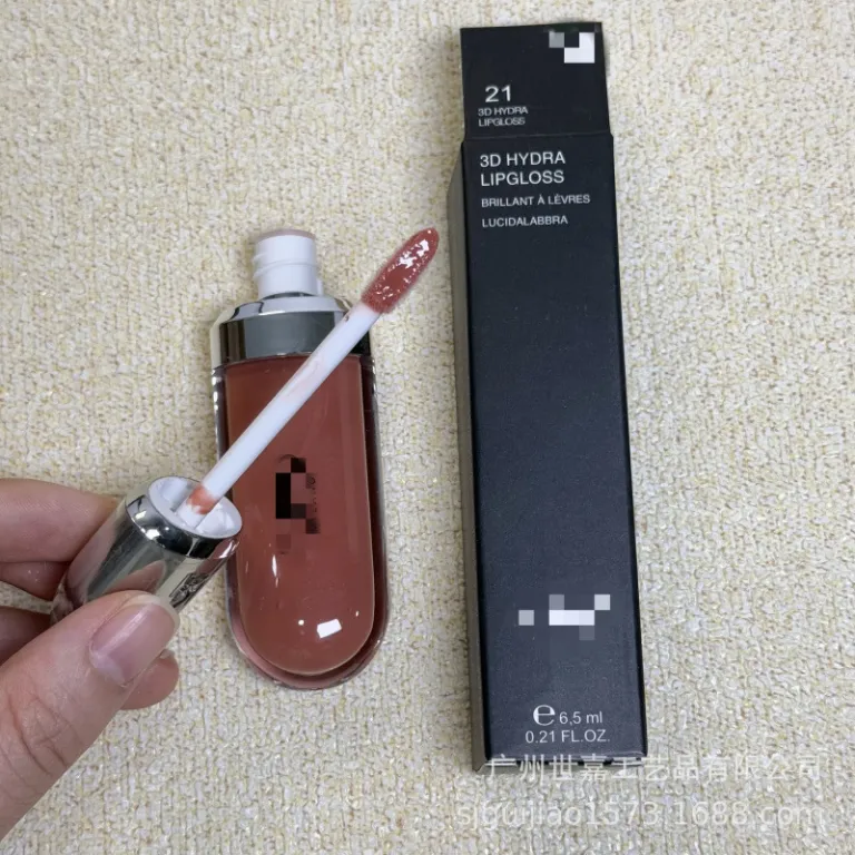 رژ لب مایع آینه‌ای تک‌سر KIO مخصوص صادرات 3D 02 22 12 رژ لب براق شیشه‌ای موجود در رنگ حبوبات 6.5ML