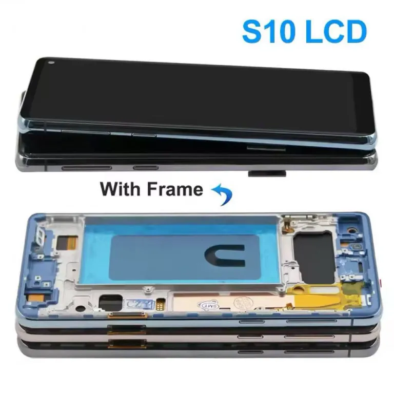 مناسب برای سامسونگ S10 مجموعه صفحه نمایش گلکسی S10plus G975 G973 نمایشگر لمسی کریستال مایع