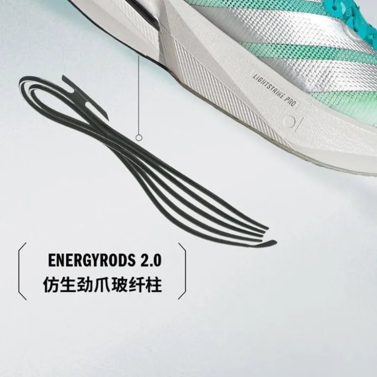 کفش دویدن زنانه آدیداس ADIZERO BOSTON 13 W سبک و تنفس‌پذیر با رویه کوتاه