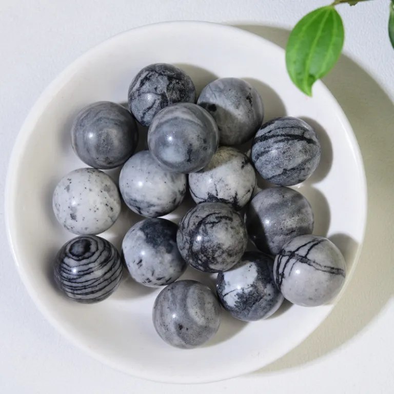 گوی کریستال طبیعی، مهرههای بدون سوراخ عقیق و کریستال خام صیقلی، عمده صنایع دستی کریستالی و هدیه