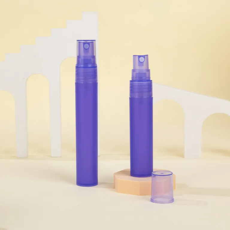 5ml10ml15ml20ml بطری نمونه پلاستیکی اسپری، بطری خالی عطر و محلول ضدعفونی‌کننده