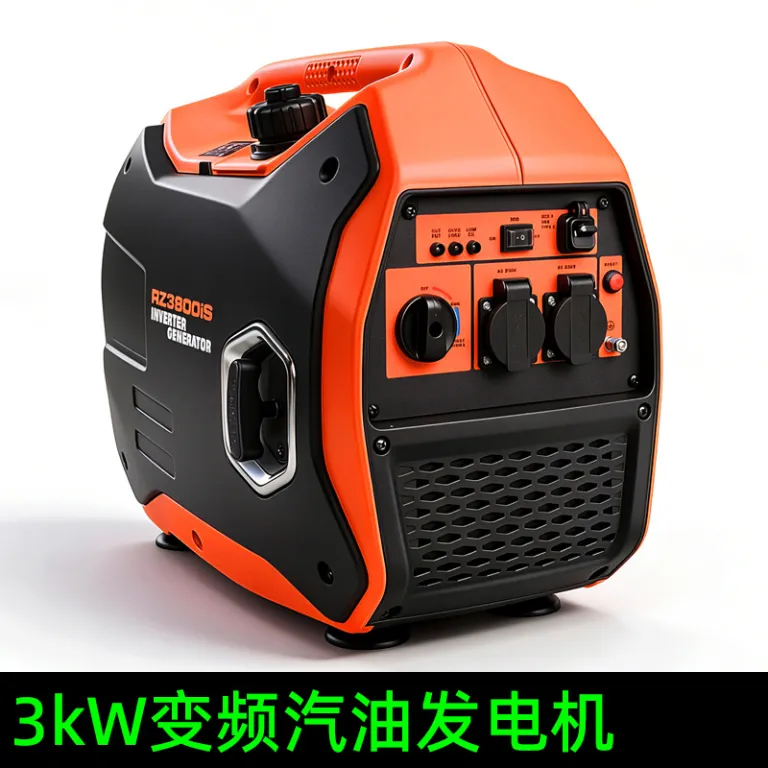 پیشنهاد ویژه موجودی 3kW ژنراتور اینورتر بنزینی قابل حمل 220V پریز ضدآب صنعتی استارت دستی