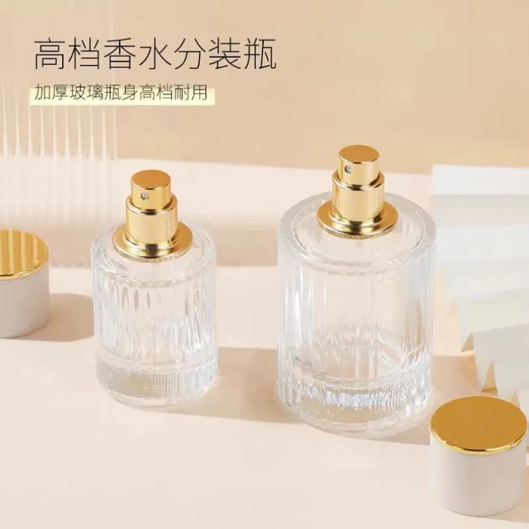 F080-30ML50ML100ML بطری خالی عطر مسافرتی قابل حمل شیشه‌ای اسپری، فروش مستقیم کارخانه