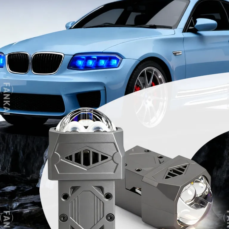 فانکای 1.6 اینچ ماژول لنز LED دو پرتاب مستقیم چراغ بزرگ خودرو موتورسیکلت نورافکن بیضی نور بالا عمومی