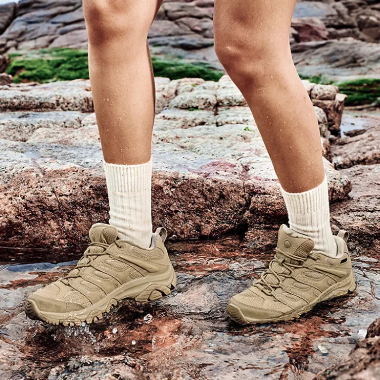کفش پیاده‌روی ضدآب MERRELL MOAB 3 SYN GTX کوهنوردی با زیره عاج‌دار و مقاوم مدل پاییزه