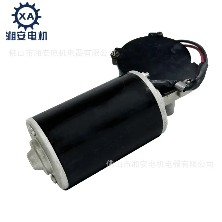 موتور DC جاروبک دار موتور جانبی دستگاه تغذیه سیم طبق نقشه و نمونه فروش مستقیم کارخانه عمده فروشی