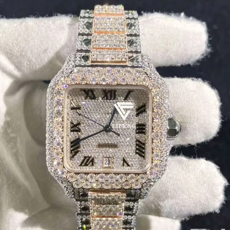 2025 ساعت مردانه باکیفیت تمام الماس AP، پرفروش در Dunhuang و AliExpress، شیک و مد روز، موتور کوارتز، عرضه مستقیم از کارخانه