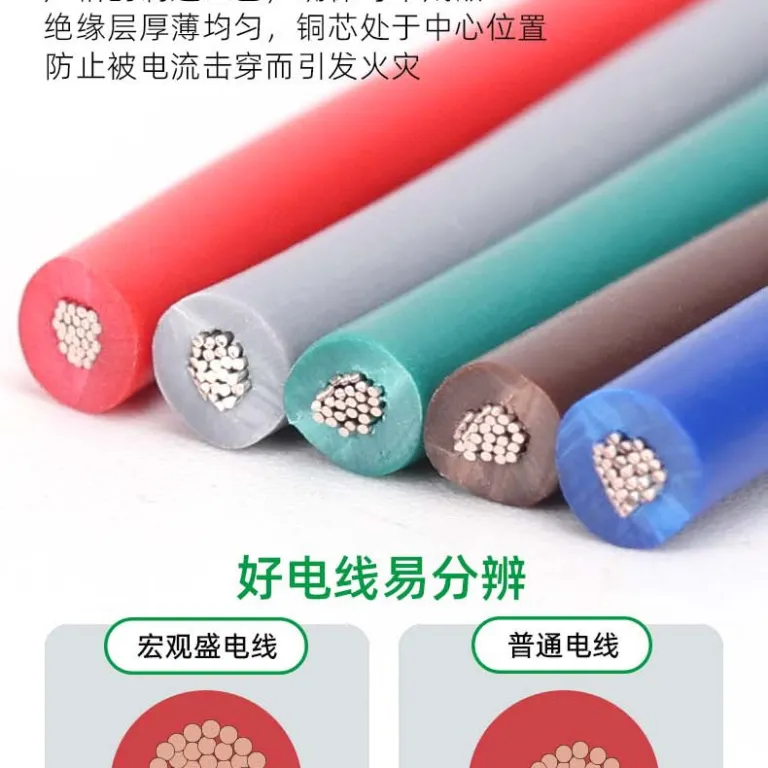 سیم برق 105 درجه، سیم الکترونیکی استاندارد 1015، سیم آمریکایی 16awg12 10 8 6 4 شماره PVC مقاوم در برابر حرارت