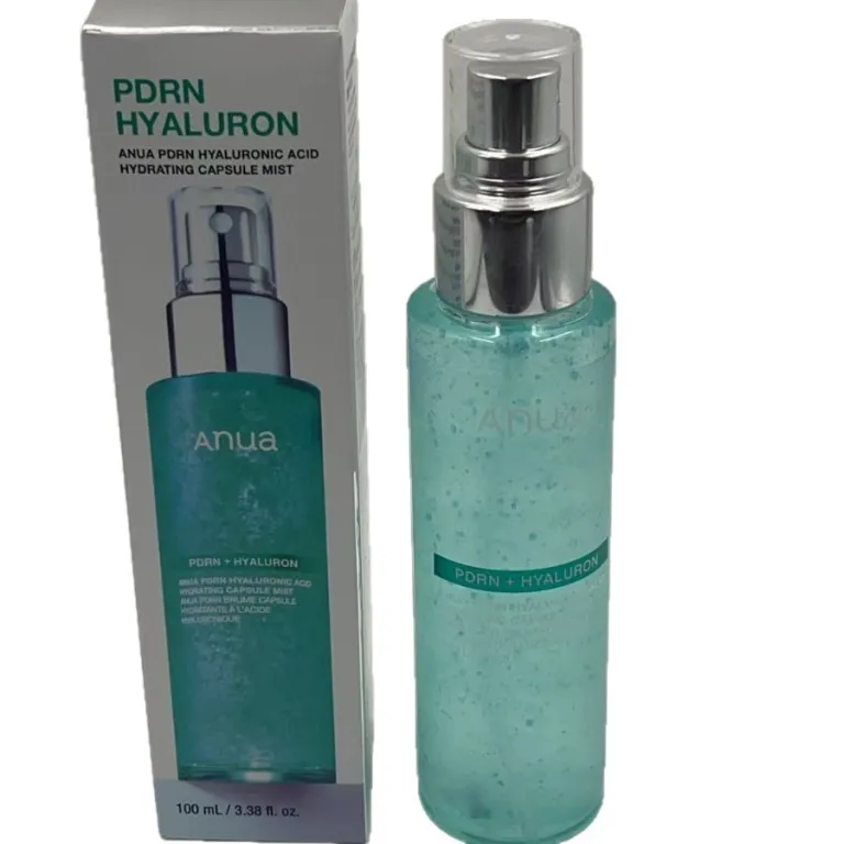 اسپری سرم کپسولی هیالورونیک اسید و PDRN مدل Anua کره‌ای 100ml آبرسان و تقویت‌کننده