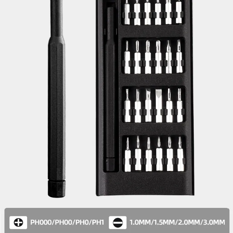ست پیچ‌گوشتی حرفه‌ای برای تعمیر موبایل و لپ‌تاپ، ابزار بازکردن و تمیزکاری، چندکاره خانگی و عمده
