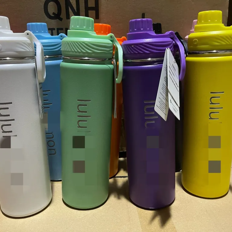 فلاسک lulu لیوان لولو بازگشت به life710ml بطری ورزشی قمقمه مسافرتی یوگا