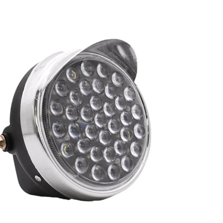 چراغ جلو LED فوق‌روشن گرد 12v-80V برای موتورسیکلت و سه‌چرخه برقی