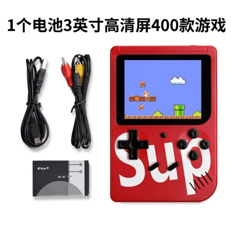 کنسول بازی دستی مینی SUP، بازی‌های کلاسیک دو نفره 400 در یک، مناسب کودکان و نوستالژیک