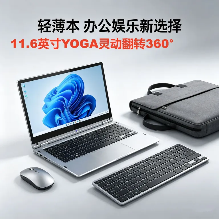 لپ‌تاپ 11.6 اینچ YOGA تاشو سبک N4020 مخصوص بازی، اداری و دانشجویی