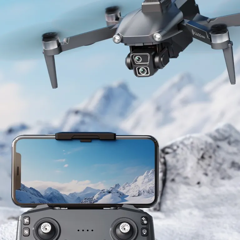 L600-1Pro کوادکوپتر تاشو بدون جاروبک مجهز به GPS با دوربین هوایی HD، گیمبال ضدلرزش و پرواز طولانی