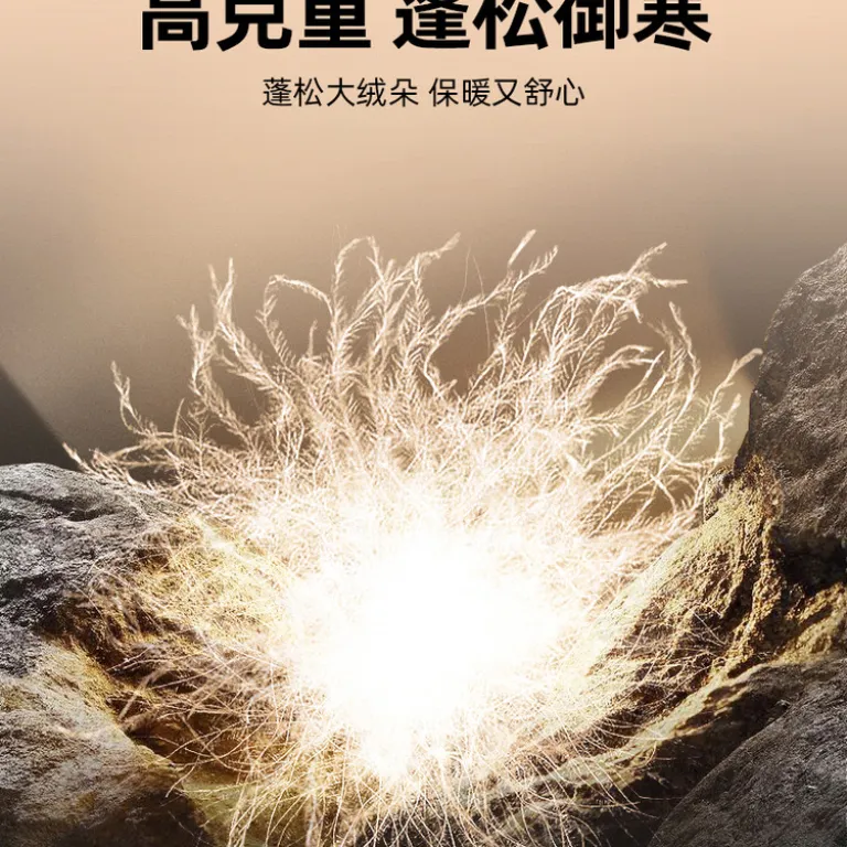 کاپشن مردانه زمستانی کلاه‌دار طرح داک با پرز اردک با کیفیت بالا و 90