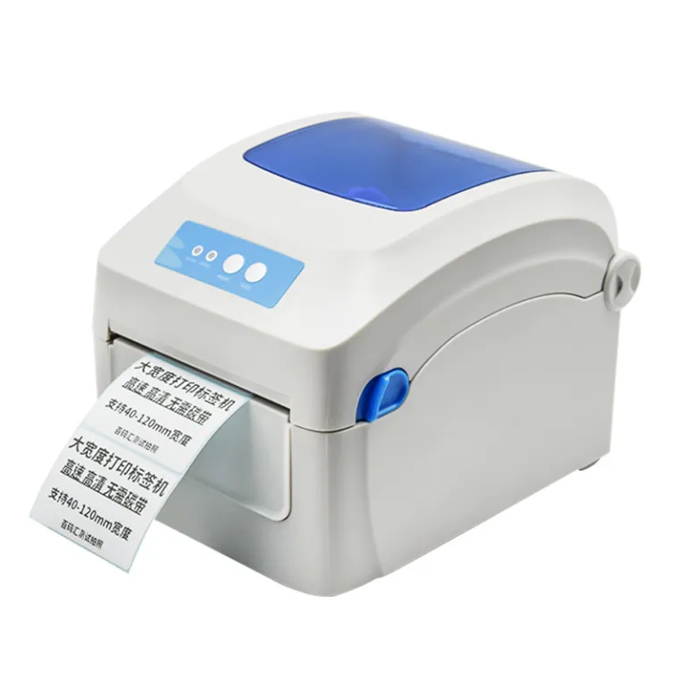 چاپگر لیبل حرارتی بلوتوثی گینبائو GP-1324D مخصوص بارکد و برچسب حمل‌ونقل