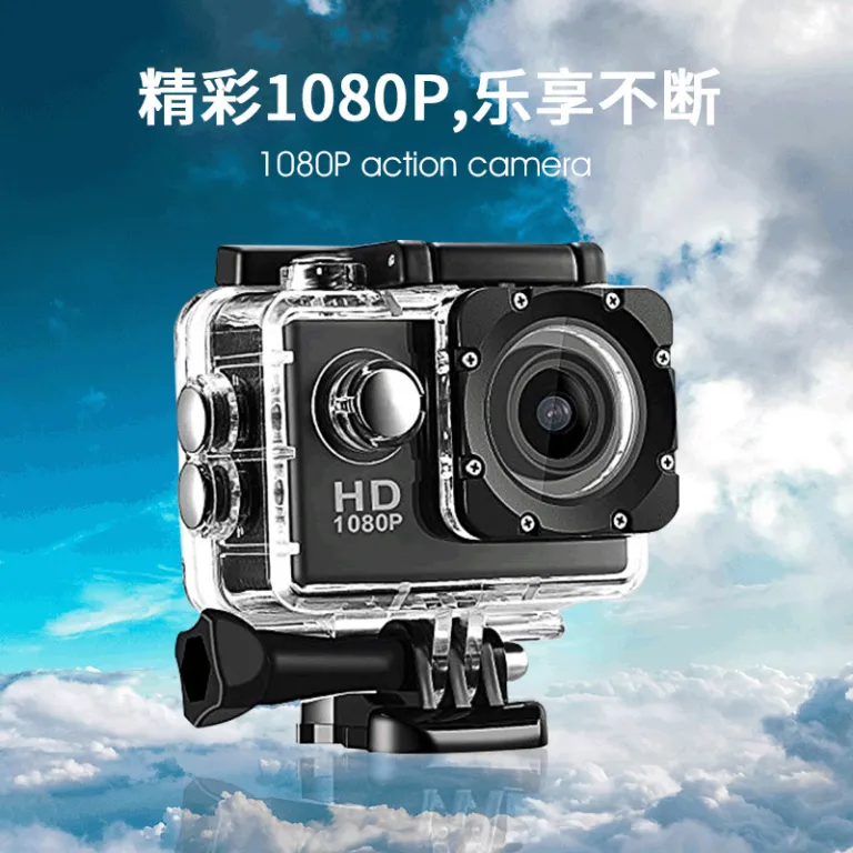 دوربین ورزشی ضدآب و لرزشگیر D600 موجود در انبار برای فروش عمده، مناسب غواصی، دوچرخه‌سواری و فیلم‌برداری زیر آب، فروش مستقیم کارخانه