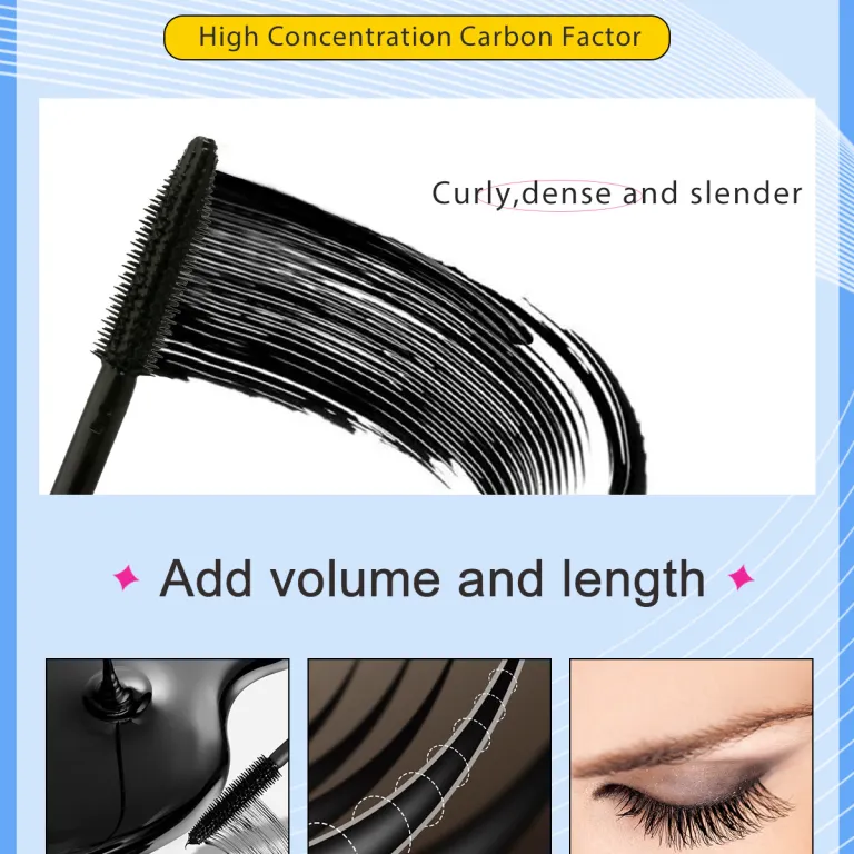 ریمل بلندکننده bob ضدآب بدون پخش شدن پرپشت و فرکننده ماندگار طبیعی روزانه پایه ریمل