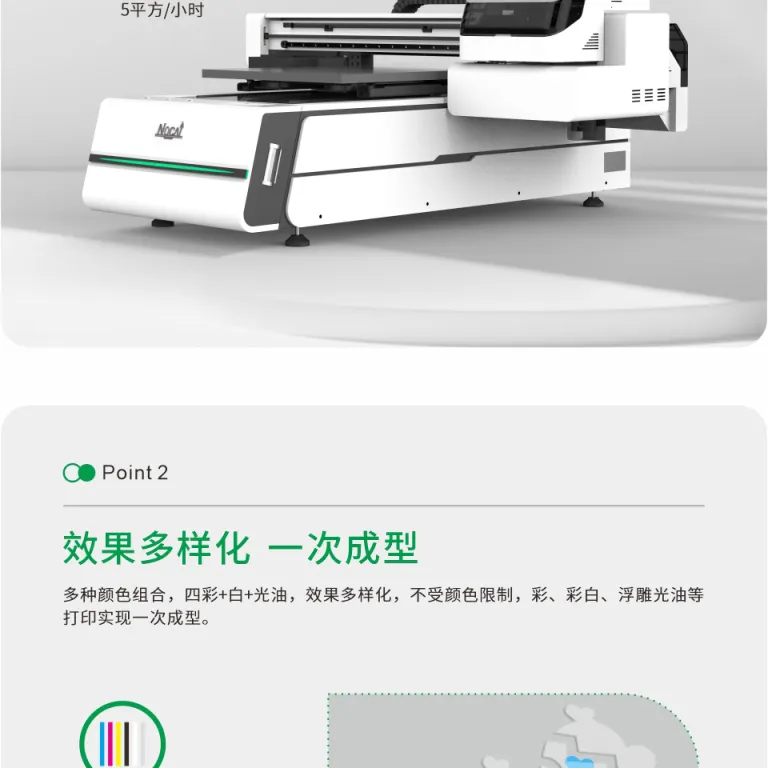 چاپگر UV دیجیتال کوچک سه هد با روکش براق برای قاب گوشی، شیشه، پاوربانک، اکریلیک و برد مدار