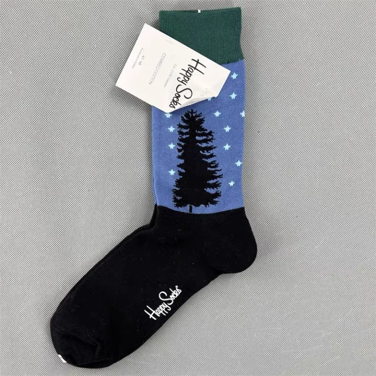جوراب رنگی HappySocks مردانه طرح کارتونی فانتزی اینستاگرامی ساق‌متوسط بیرونی خیابانی