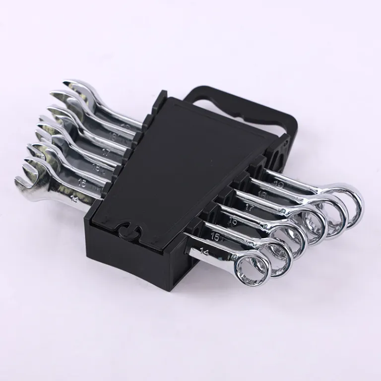 مجموعه آچار تخت و رینگی آینه‌ای 12 تکه دوکاره تعمیرات خودرو و مکانیکی 8-24mm