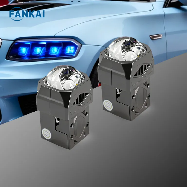 فانکای 1.6 اینچ ماژول لنز LED دو پرتاب مستقیم چراغ بزرگ خودرو موتورسیکلت نورافکن بیضی نور بالا عمومی