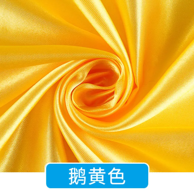 پارچه ساتن ضخیم ساده، ابریشم مصنوعی برای تالار عبادت، لباس سنتی چینی، چیپائو، لباس مجلسی و آستر لباس