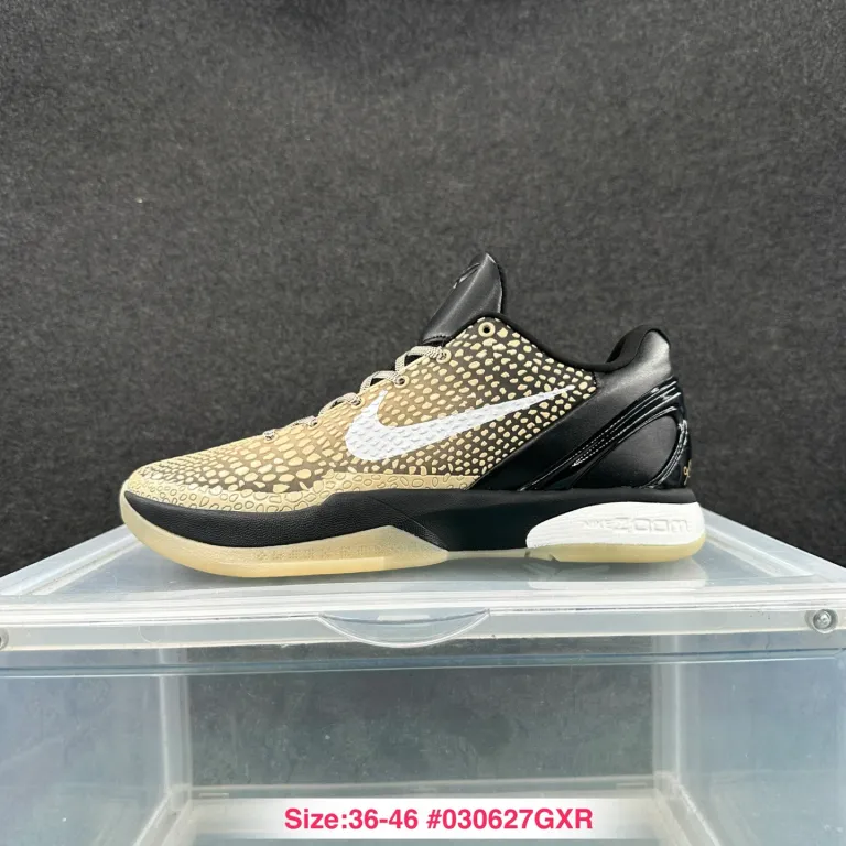 کفش بسکتبال کوبی 6 نسخه اورجینال پوتیان Kobe6 مدل گرین هورنت با صفحه کربنی، مناسب مسابقه و تمرین مردانه و زنانه