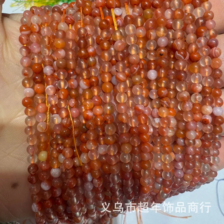 2mm3mm4mm مهره‌های گرد کوچک سنگ طبیعی، لوازم جانبی زیورآلات، آمیتیست، آونتورین سبز، تورمالین، مهره‌های DIY عمده
