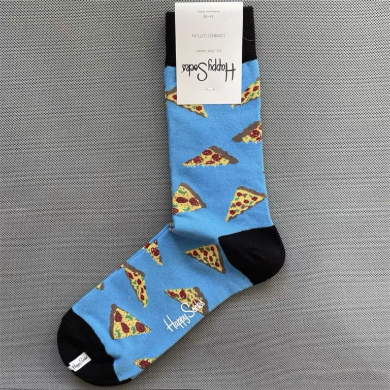 جوراب رنگی HappySocks مردانه طرح کارتونی فانتزی اینستاگرامی ساق‌متوسط بیرونی خیابانی