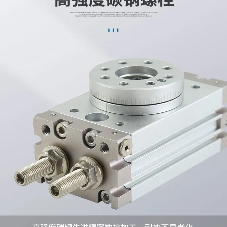 سیلندر پنوماتیک SMC آماده ارسال MSQB10A100A سیلندر دوار با بلبرینگ دقیق قابل تنظیم میز گردان نوسانی