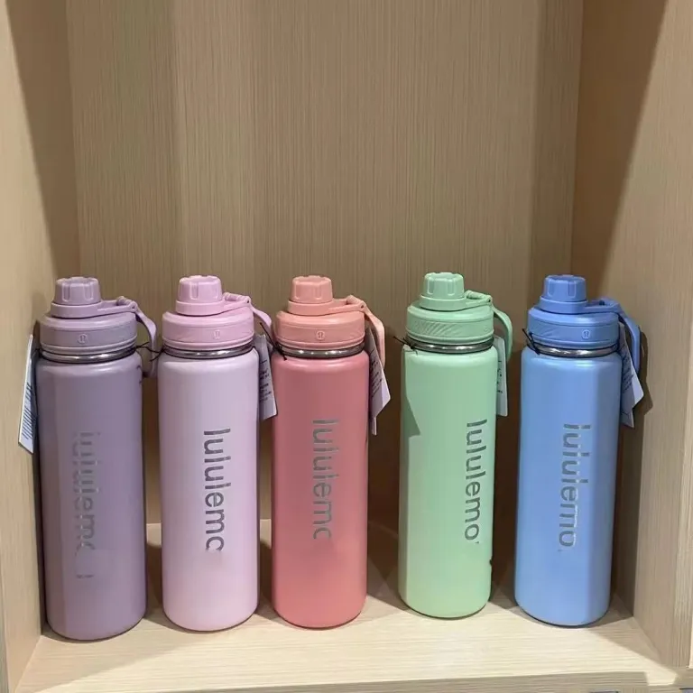 فلاسک lulu لیوان لولو بازگشت به life710ml بطری ورزشی قمقمه مسافرتی یوگا