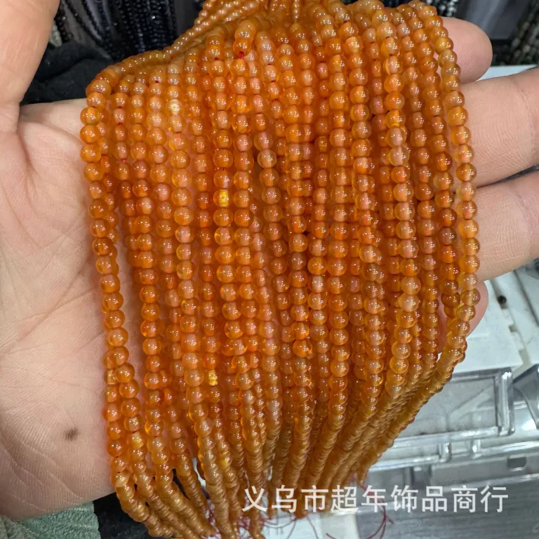 2mm3mm4mm مهره‌های گرد کوچک سنگ طبیعی، لوازم جانبی زیورآلات، آمیتیست، آونتورین سبز، تورمالین، مهره‌های DIY عمده