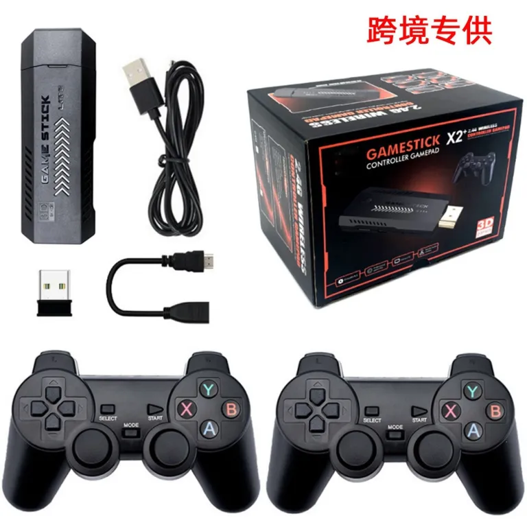 کنسول بازی X2 PLUS 2.4G بی‌سیم رترو HDMI خانگی PSP تلویزیونی 3D کیفیت بالا GD10