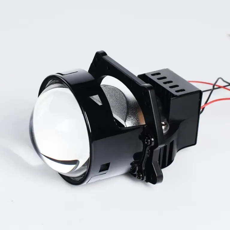 چراغ جلو LED دوگانه سوز لنزدار کوتاه 60W مخصوص خودرو و موتورسیکلت با نور بالا و پایین 3 اینچ عرضه مستقیم کارخانه