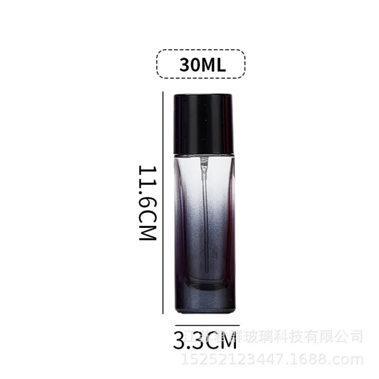 عمده موجودی آماده اسپری قابل حمل 20ml-100ml بطری تقسیم‌کننده عطر بطری عطر بطری اسپری مسافرتی بطری شیشه‌ای