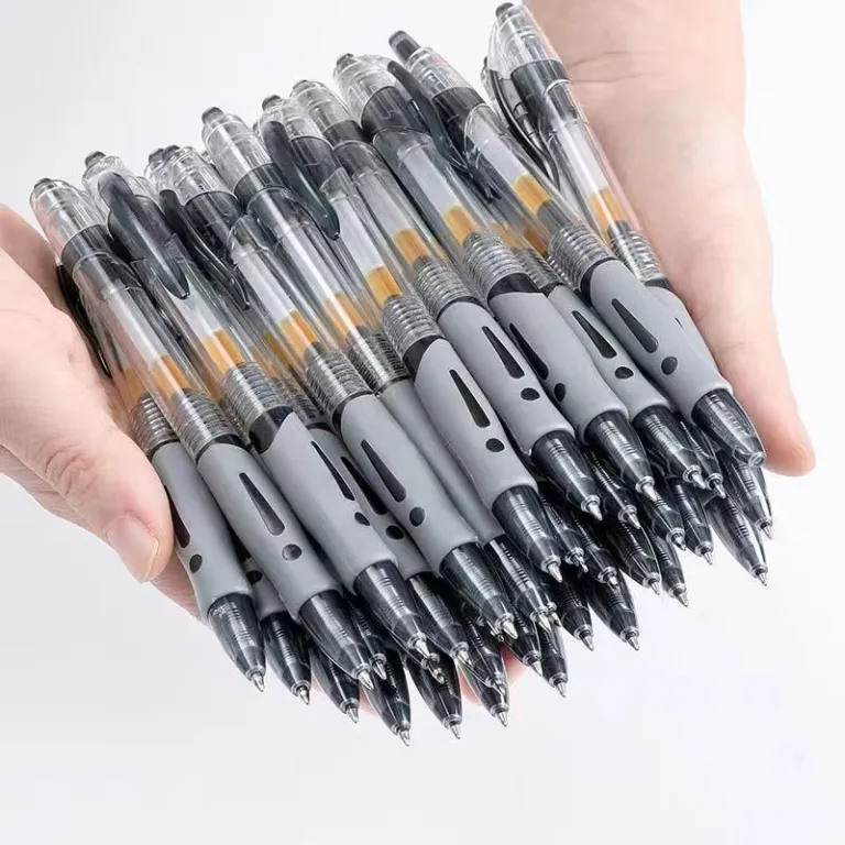 خودکار فشاری 0.5mm نوک ساچمه‌ای اداری دانش‌آموزی امتحانی جوهر کربن مشکی فروش مستقیم کارخانه