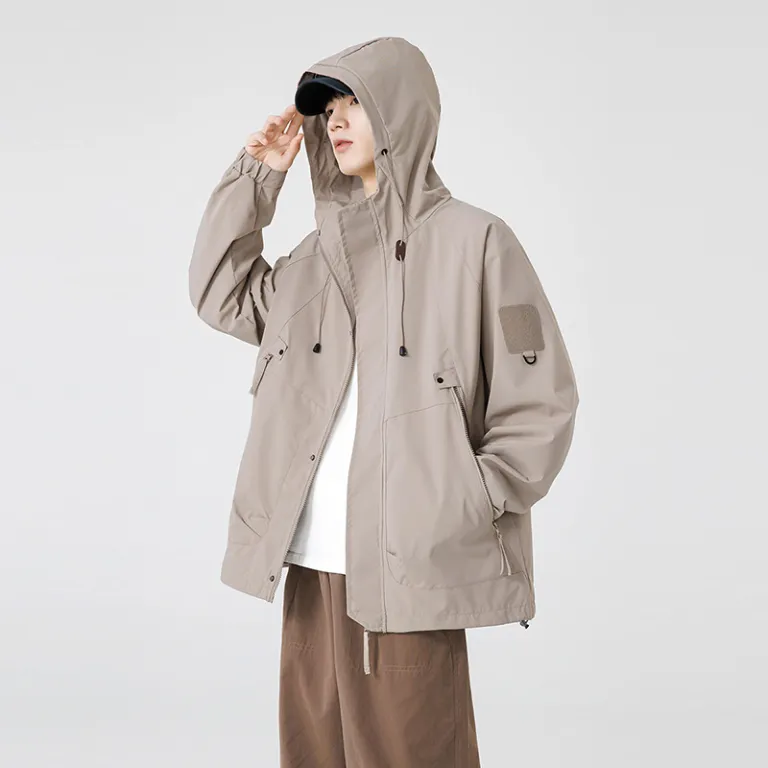 کاپشن کوهنوردی سه‌کاره مردانه پاییزه و زمستانه 2025 مدل جدید برند خیابانی، ژاکت کلاه‌دار کار، بادگیر کوهنوردی ضدباد