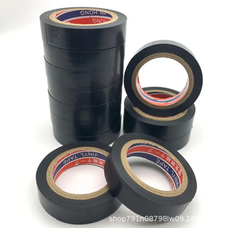 15m متر 5 متر نوار چسب برق PVC مقاوم در برابر سرما 16mm عرض 18mm عرض 23mm عرض پهن مشکی قرمز زرد آبی سبز