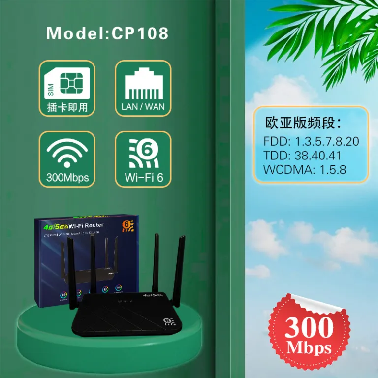 روسیه 4gwif 5grouter LTE خاورمیانه CPE قابل حمل وای‌فای روتر سیم‌کارتی