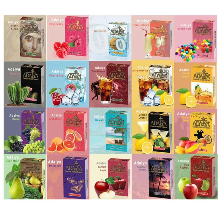 تنباکوی قلیان میوهای وارداتی ترکیه Adaya مخصوص کافیشاپ و بار 50g تنباکو آدایا