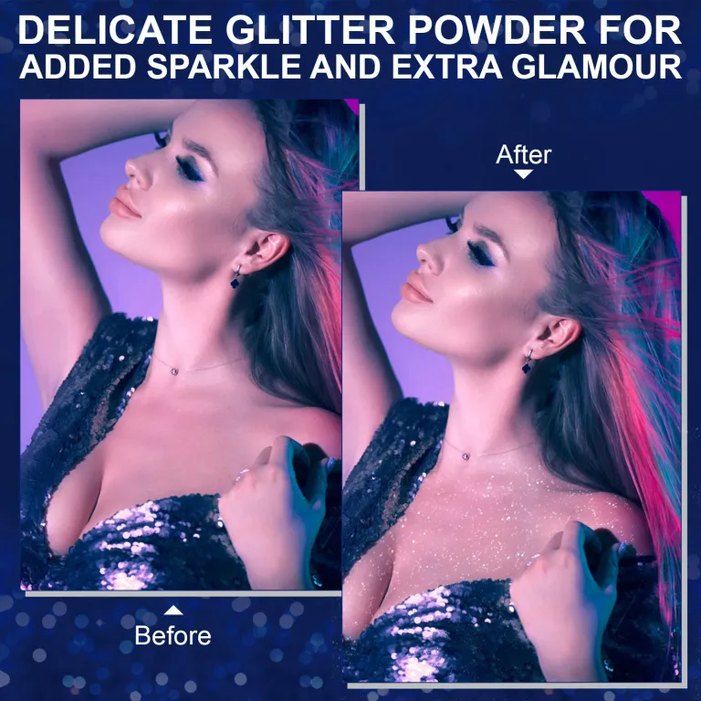 اسپری براق ELAIMEI 60ml برای مهمانی و درخشش سراسری بدن