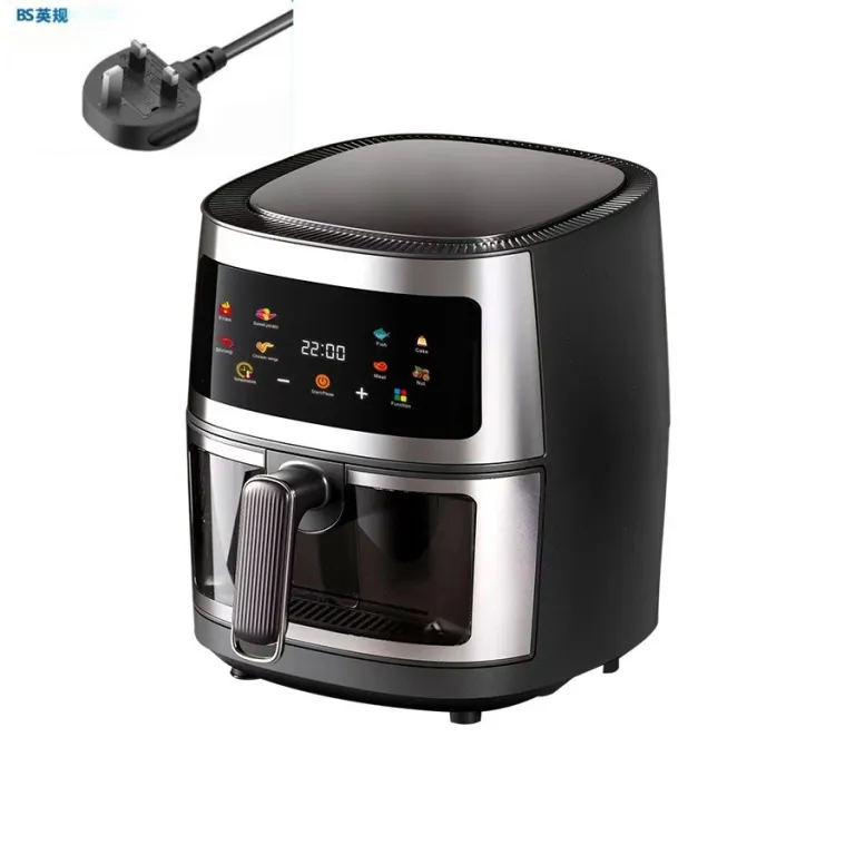 سرخ‌کن بدون روغن 8L چندکاره هوشمند با صفحه لمسی ظرفیت بزرگ airfryer دستگاه فر و سیب‌زمینی سرخ‌کن برقی