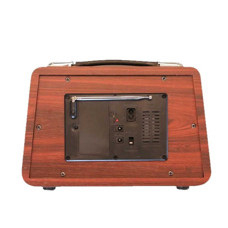 فروش کارخانه‌ای FM/AM/SW رادیو چوبی سه‌بانده با پخش MP3، بلوتوث، کارت حافظه و طراحی رترو
