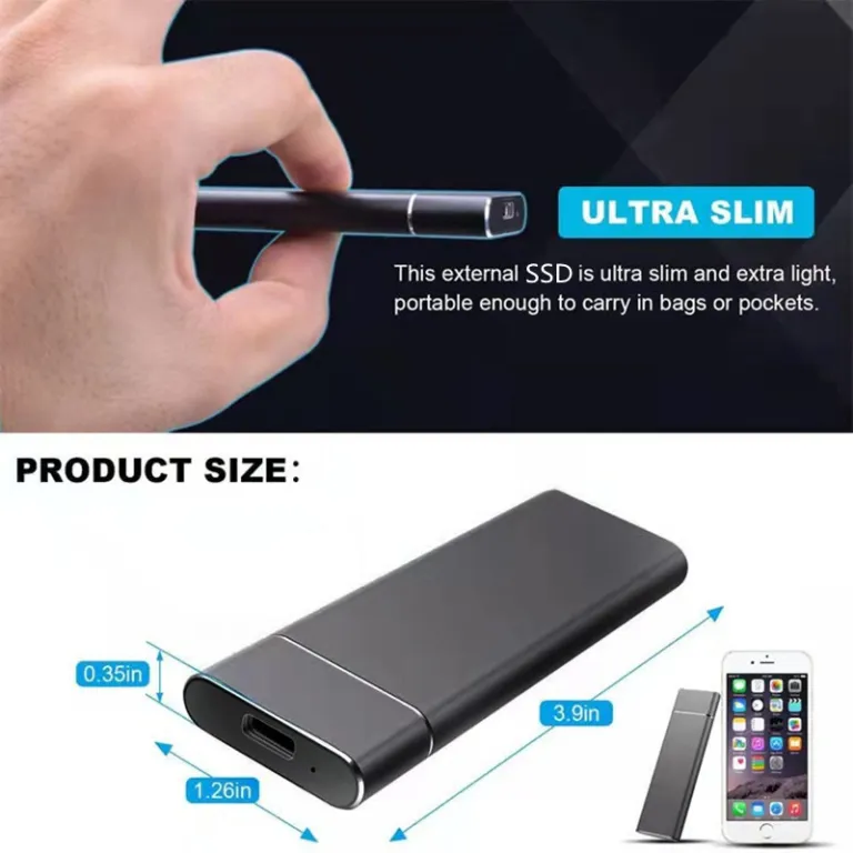 هارد SSD اکسترنال پرسرعت جدید پرفروش 500G-60TB ارتقاء ظرفیت اکسترنال فوق سریع 8T16T10T