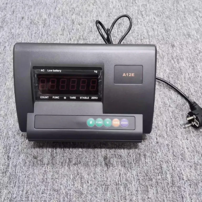 مجموعه کامل قطعات باسکول کوچک صادراتی با لودسل و نمایشگر انگلیسی A12E