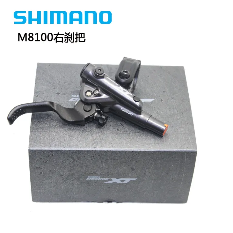 ترمز هیدرولیک SHIMANO XT M8100 M8120 مخصوص دوچرخه کوهستان، مجموعه اهرم ترمز و کالیپر