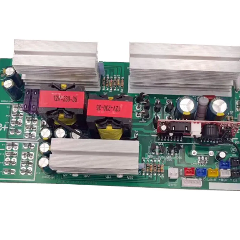 مادربرد اینورتر موج اصلاح‌شده یکپارچه با باتری لیتیومی 12V24V به 220V مبدل برق قابل‌حمل برای فضای باز